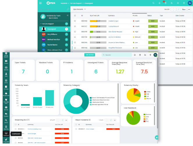 HaloITSM interface