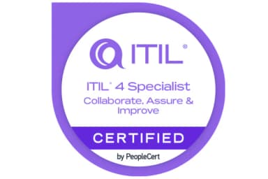 ITIL® 4 Specialist: Collaborate, Assure and Improve